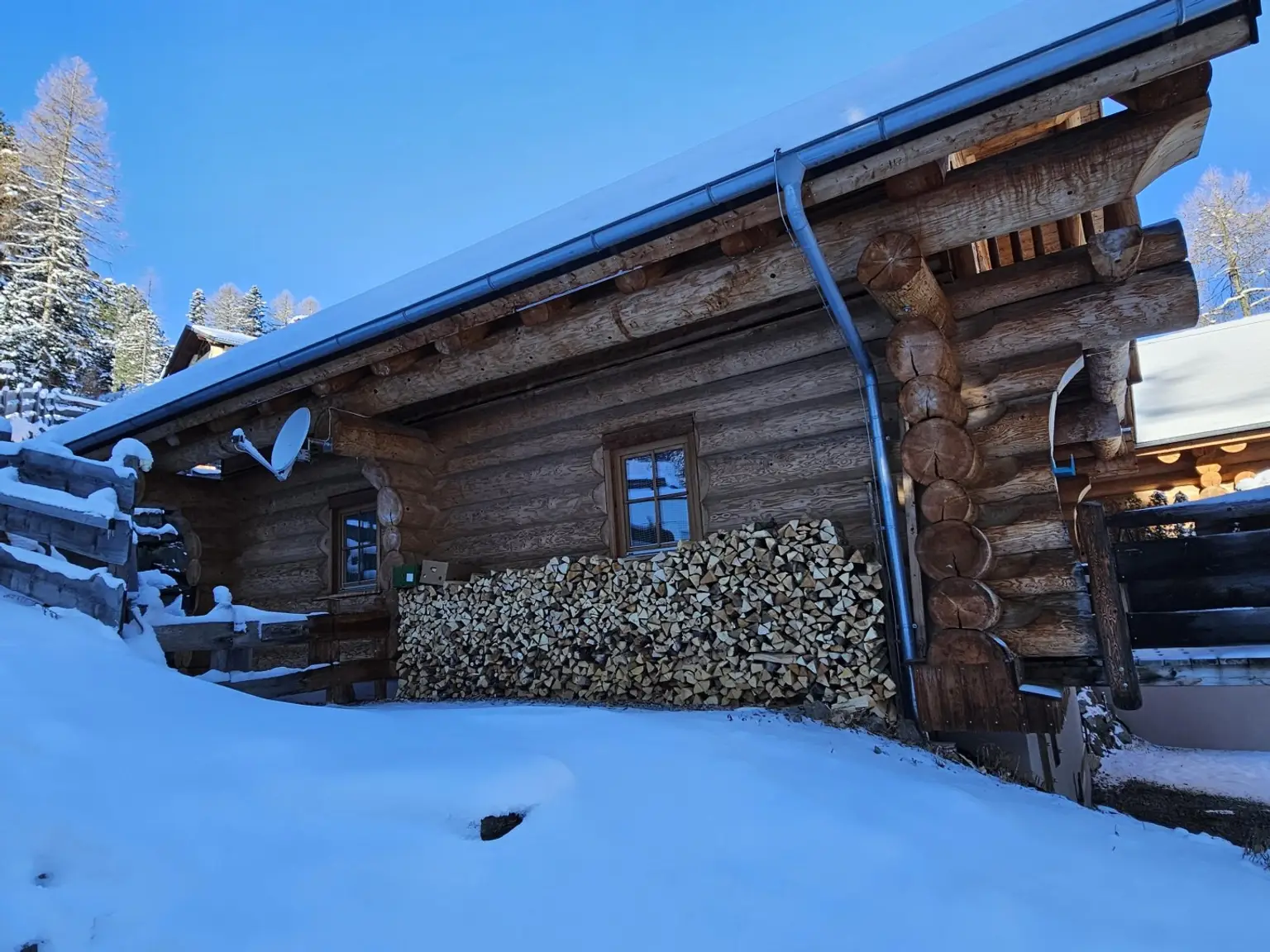 alles vorbereitet für einen romantischen Skiurlaub