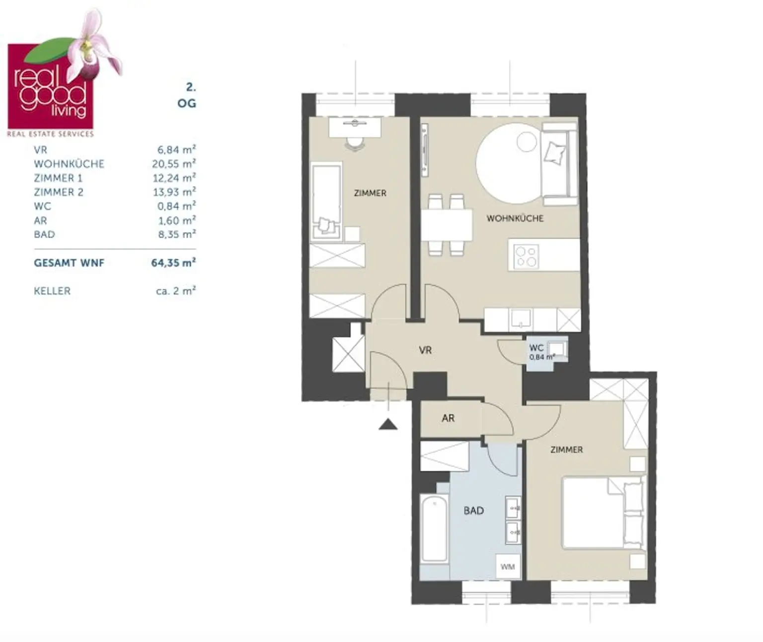 Bezugsfertig & hochwertig – sanierte 3-Zimmer-Wohnung in Bestlage