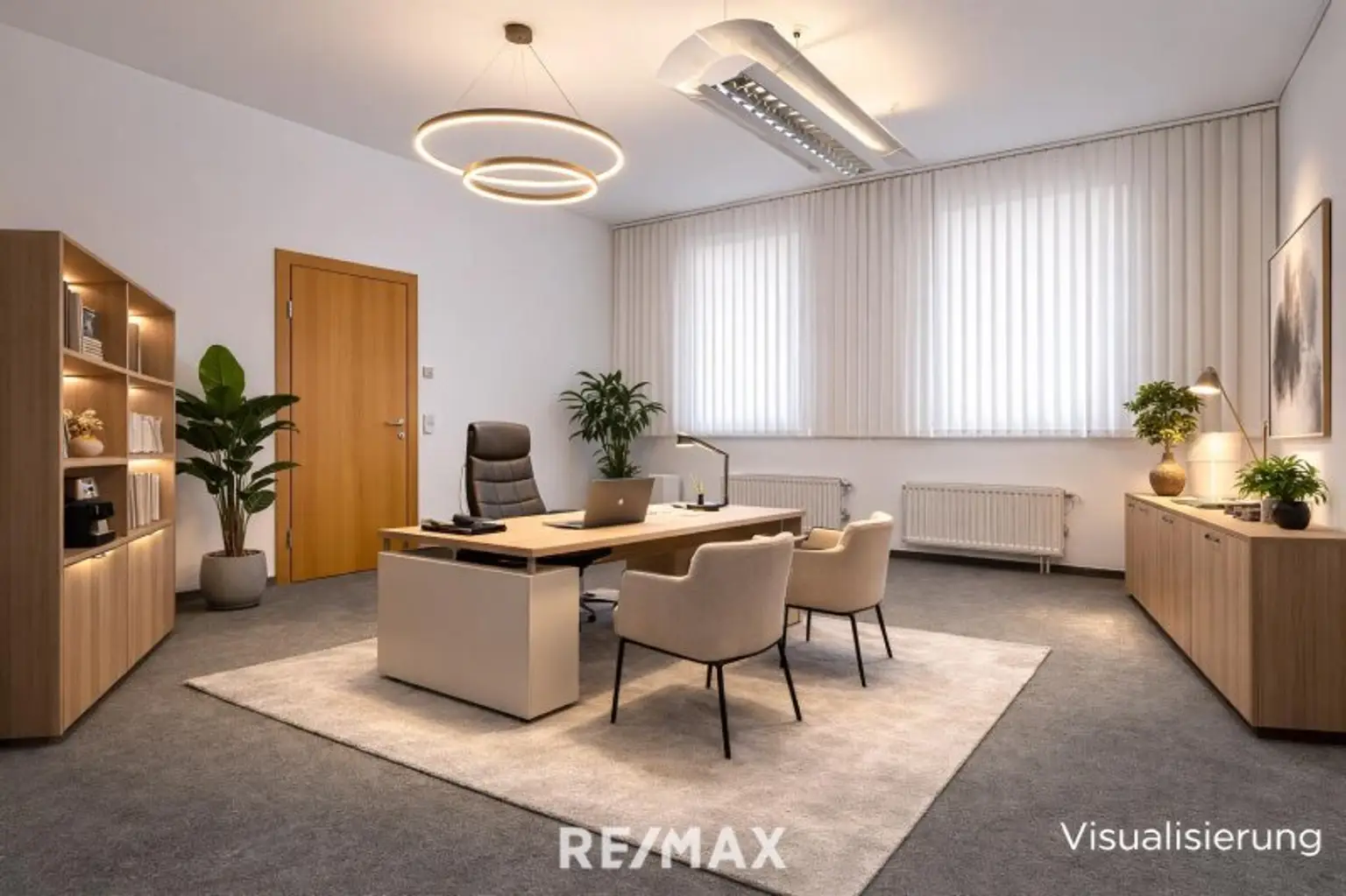 Visualisierung Büroraum
