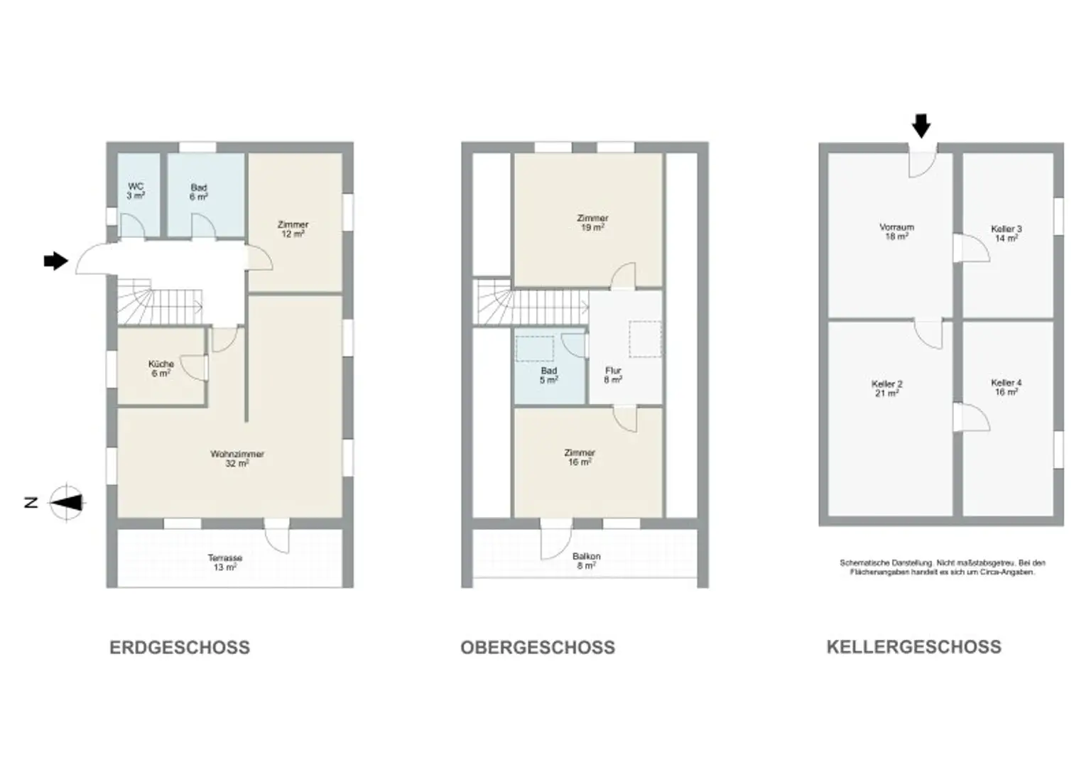 Ebenes Grundstück in ruhiger Sackgasse | sanierungsbedürftiges Einfamilienhaus mit idyllischer Garten | rd. 180 m² verbaubar
