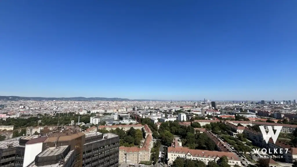 Exklusives Wohnen im Monte Verde Tower mit Loggia, Dachpool & Concierge-Service I I 3-Zimmer-Neubau I Nähe Wienerberg