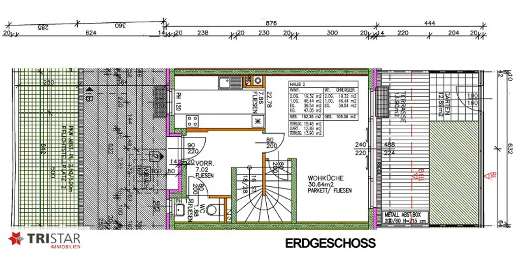NEU! ++ BEZUGSFERTIG ++  HAUS MIT 5 ZIMMER / KELLER / GARTEN / 3 TERRASEN / 1 PKW-STELLPLATZ ++ EIGENTUM ++ 1220 WIEN ++