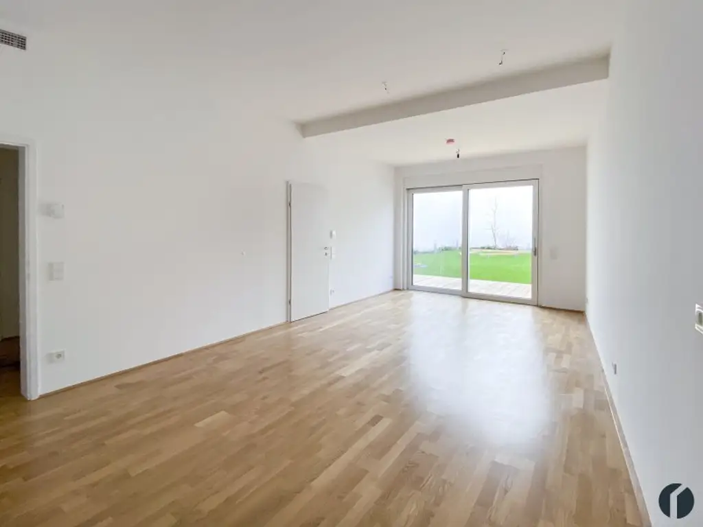Klimatisierte 2-Zimmer-Wohnung mit Terrasse und Gemeinschaftsgarten im Herzen von Tulln