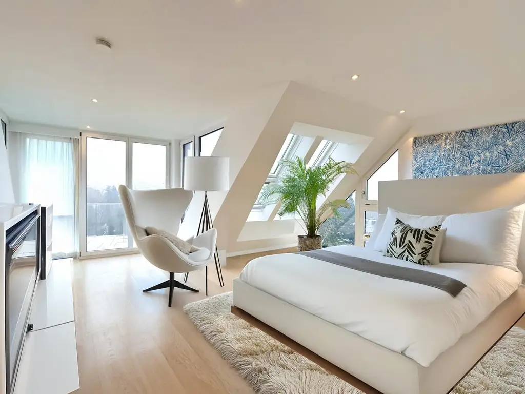 LUXUS, Ruhe, Fernblick| Große TERRASSE| BALKONE | EIGENES POOL