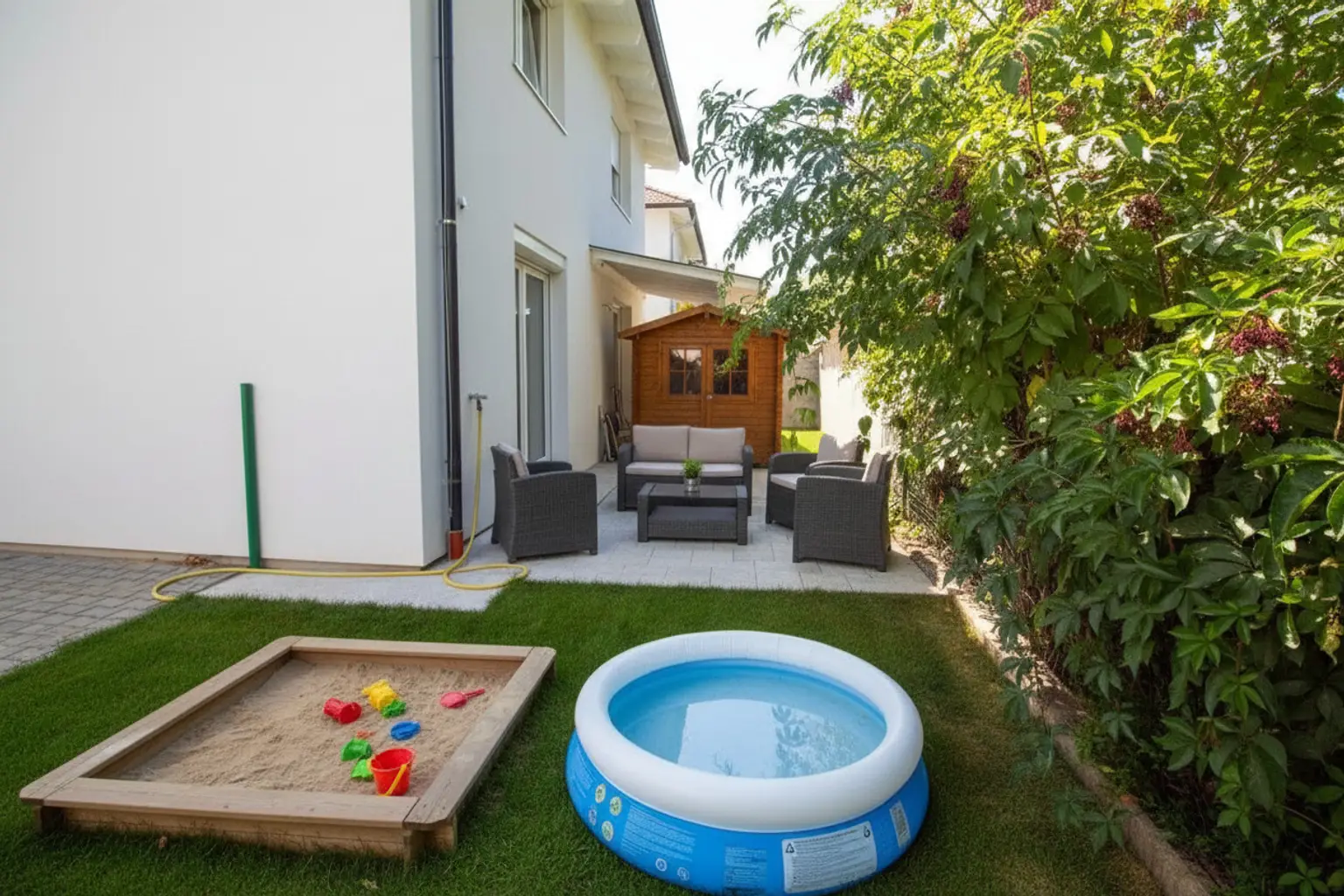 Gartenbereich: KI generierte Gartenutensilien