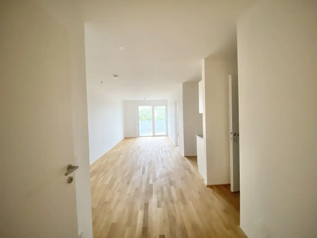 U3 2 Zimmer + Balkon - 1 bedroom apartment + balcony  ERSTBEZUG =Das Laurenz= Top Weitblick Wohnung