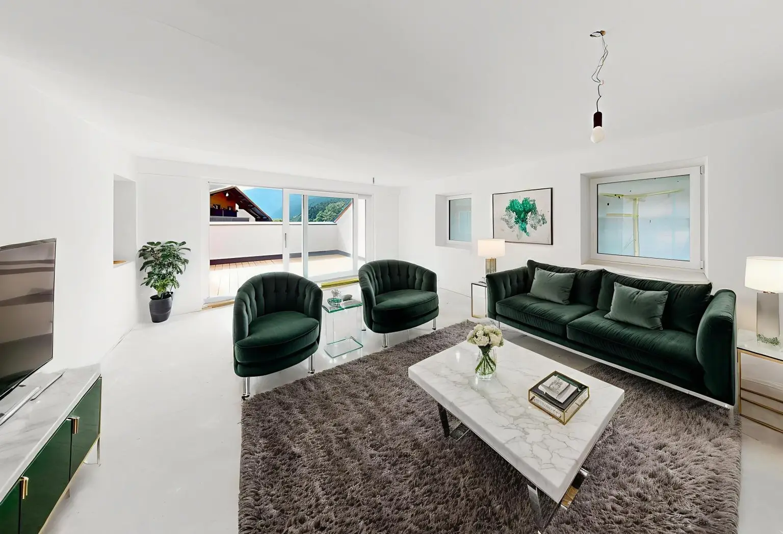 Pfunds - Visualisierung - Wohnzimmer II-