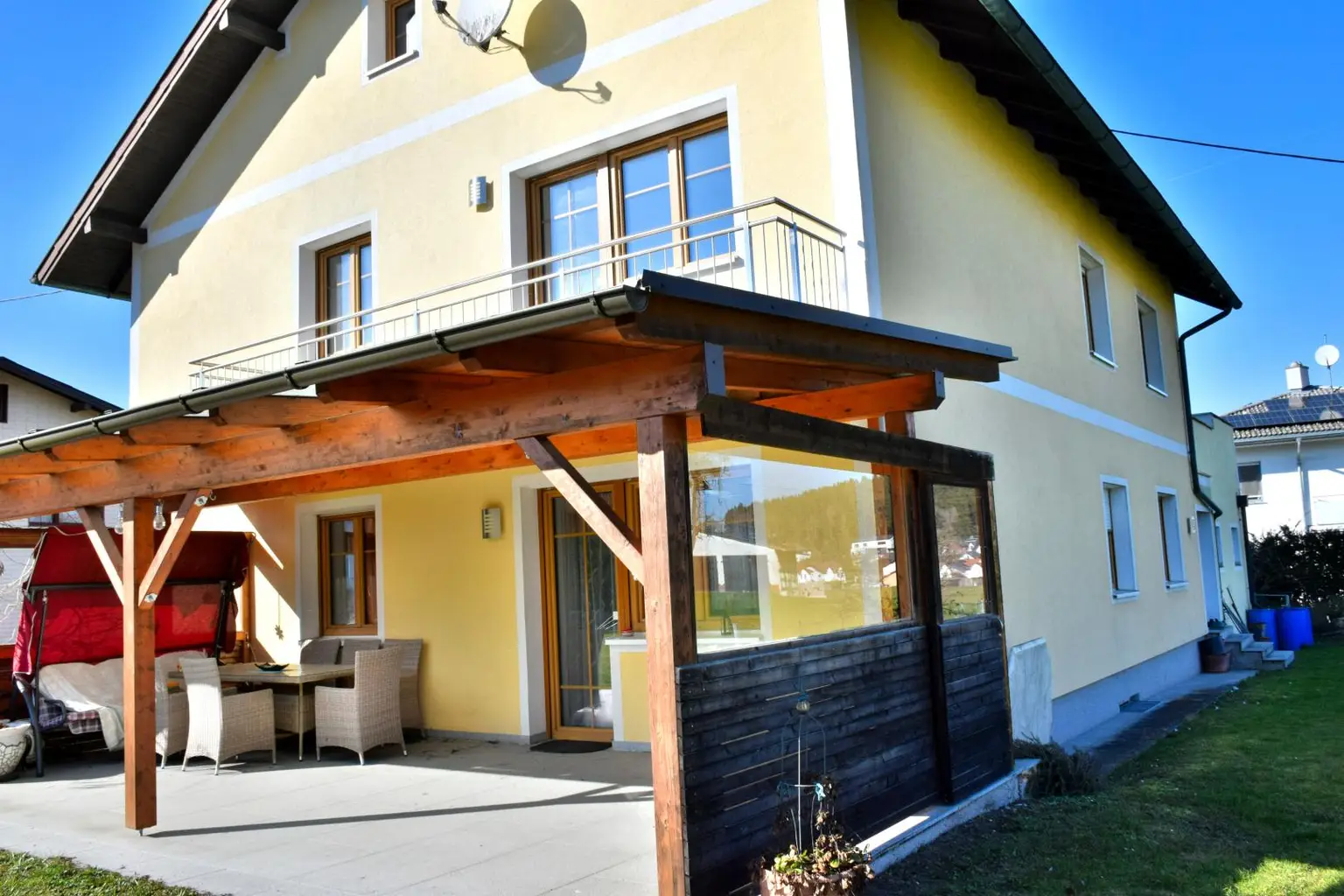 überdachte Terrasse 35m²