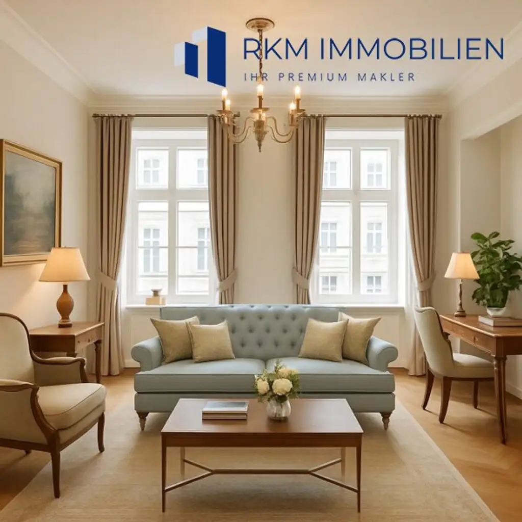 Charmante, hochwertig sanierte 3-Zimmer-Altbauwohnung in Bestlage der Josefstadt