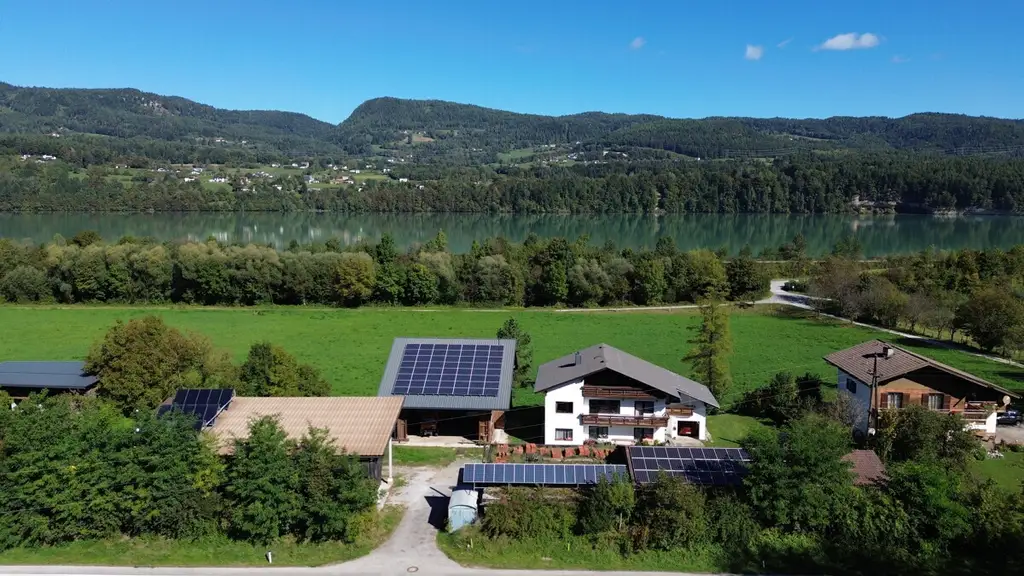 Energieautarkes Leben im Rosental – Bauland, Wohnhaus, Nebengebäude, Hackschnitzelheizung, Fernwärme