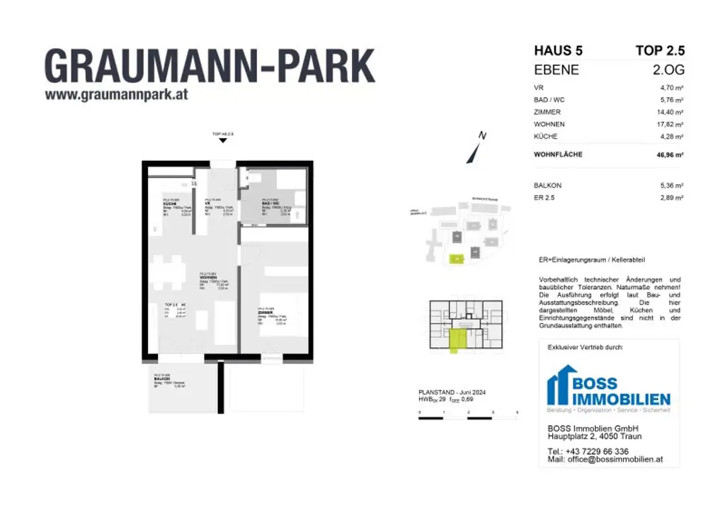 Nachhaltige Werte für Generationen: Neue Anlagewohnung im autofreien Graumann-Park