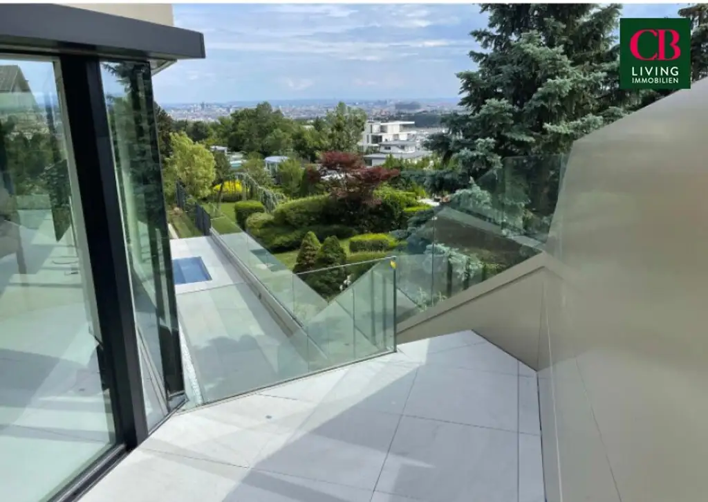 EXKLUSIVE VILLA IN BESTER LAGE – Wohnen, wo der Himmel Wien küsst !!