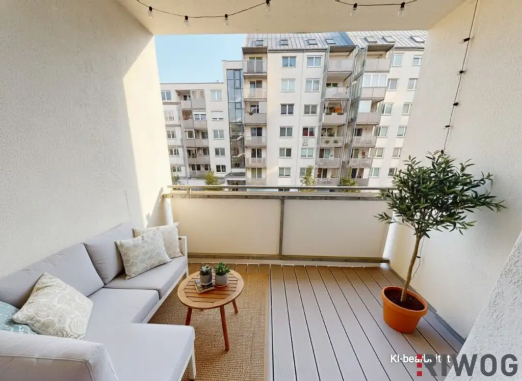 ERSTBEZUG nach Sanierung I 2 Zimmer Wohnung mit Loggia I Tischler Einbauküche inkl. Siemensgeräte I Alte Donau I Donauzentrum