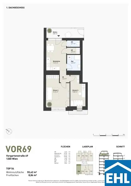 Wohnen über den Dächern Wiens – moderner Dachgeschossausbau auf charmantem Altbau