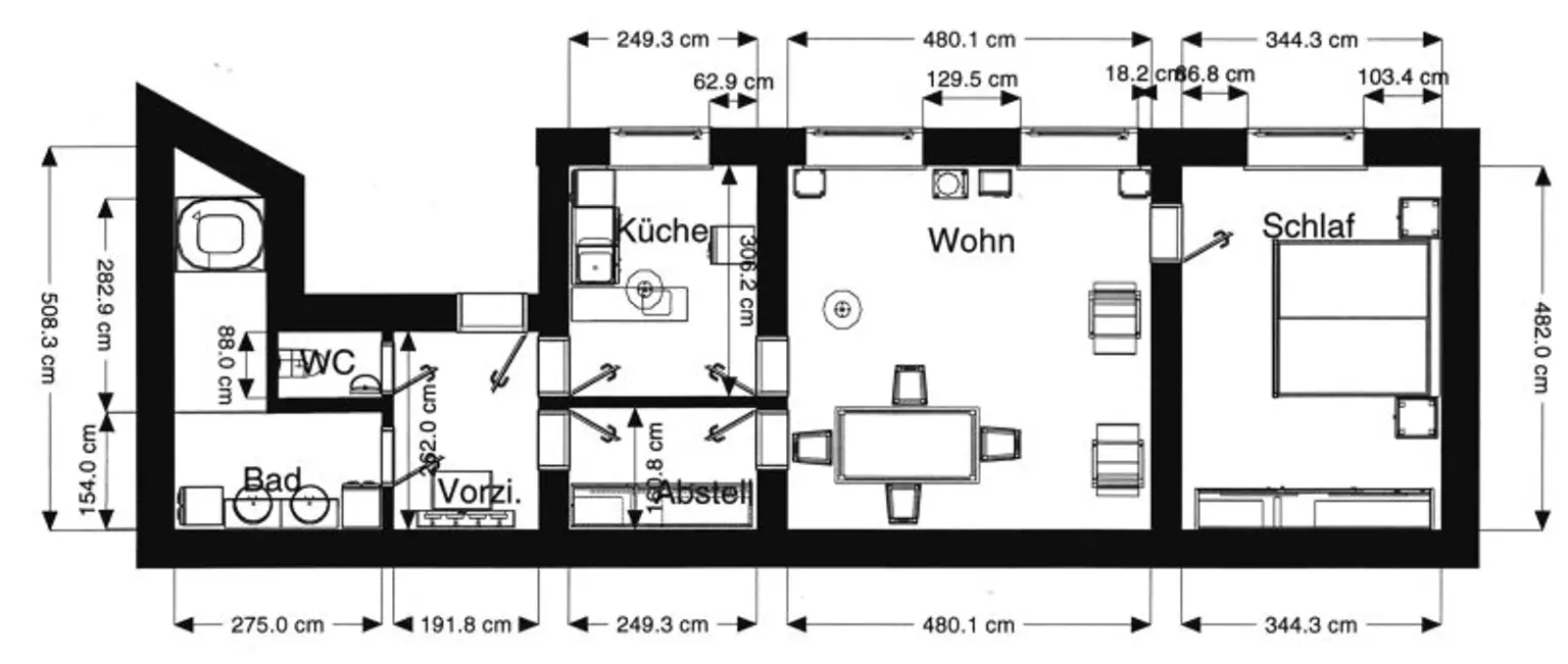 2-Zimmer Altbauwohnung in bester, zentraler Lage!