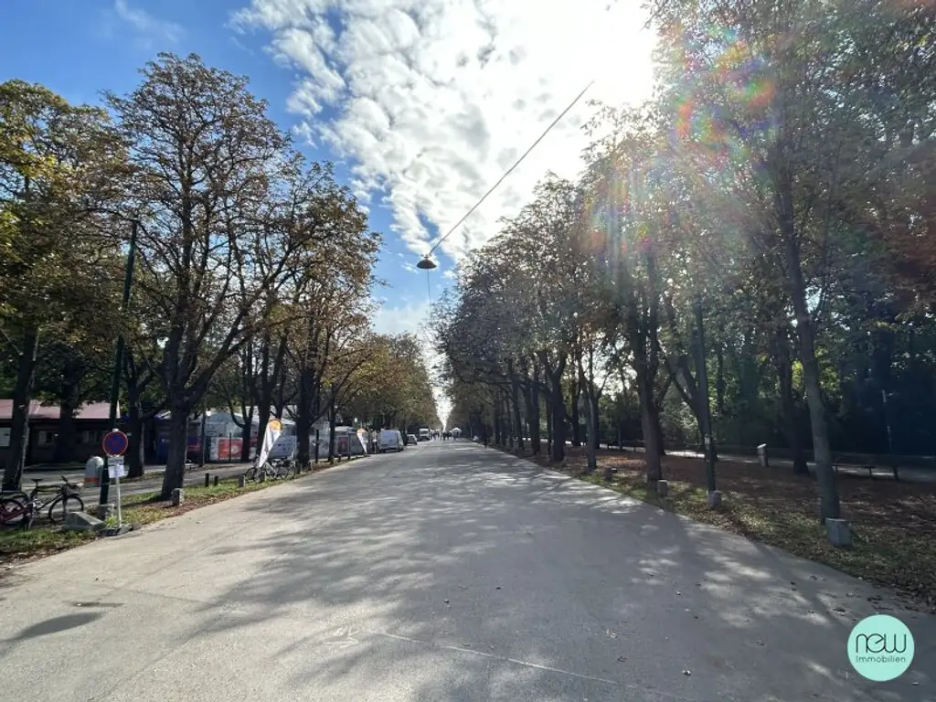 Helle 2-Zimmer-Wohnung + hofseitiger Loggia / zwischen Prater & Nordbahnviertel