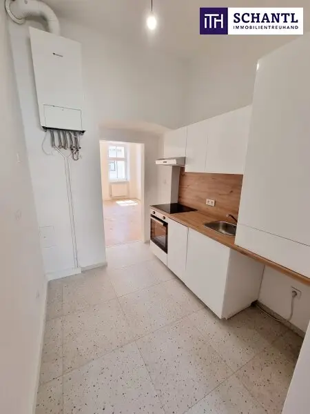 Altbauflair clever geplant - 3 Zimmer in kompakter Größe! Entzückende Altbauwohnung + Traumhaft schönes Haus + Perfekte Infrastrukur und Anbindung + Neue Einbauküche! Jetzt zugreifen!