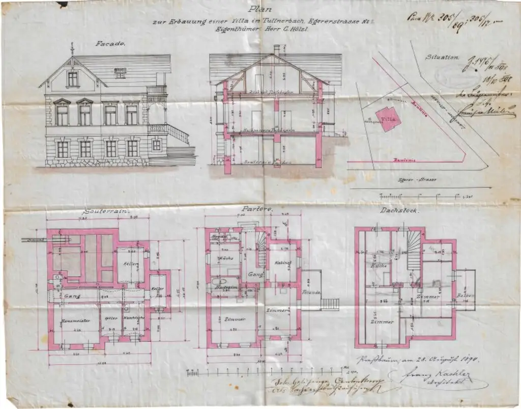Einzigartige Wienerwaldvilla in Tullnerbach-Lawies - großzügiges Grundstück in absoluter Toplage