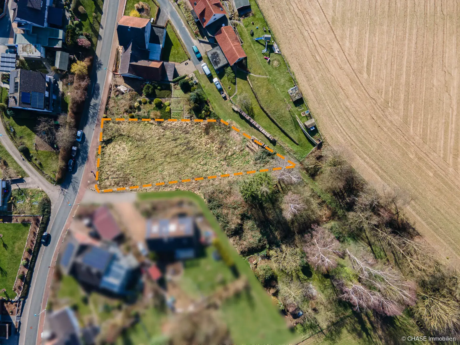 Vogelperspektive - Luftbild (gezeichnet)