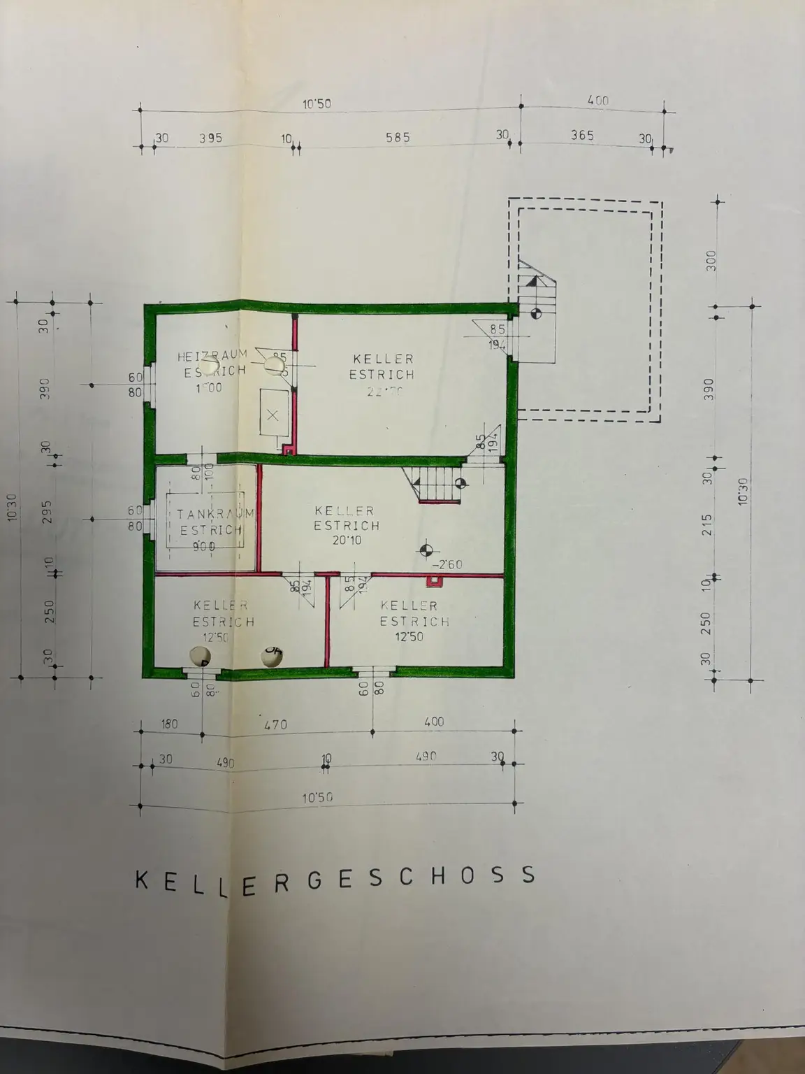 Grundriss Kellergeschoss