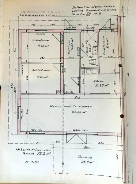 Plan Wohnhaus