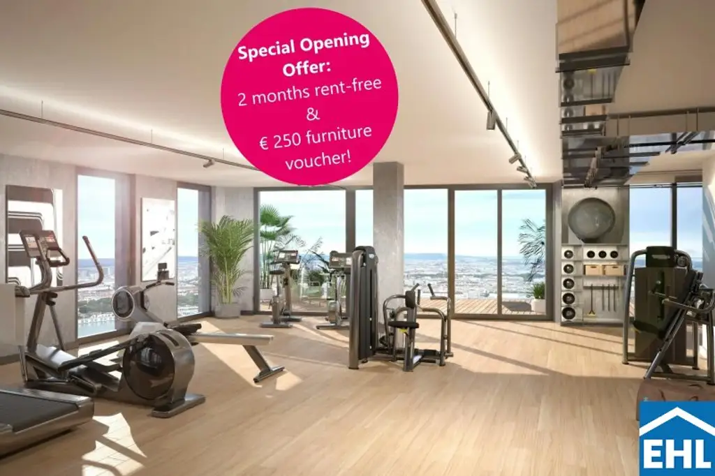 Special Opening Offer: 2 Monate mietzinsfrei & € 250,- Möbelgutschein!
