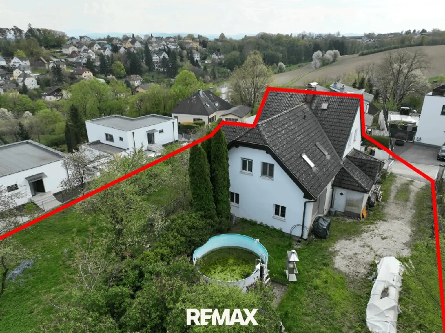 Blick Richtung Süden