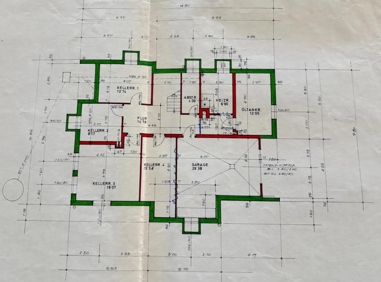 Grundriss - Kellergeschoss