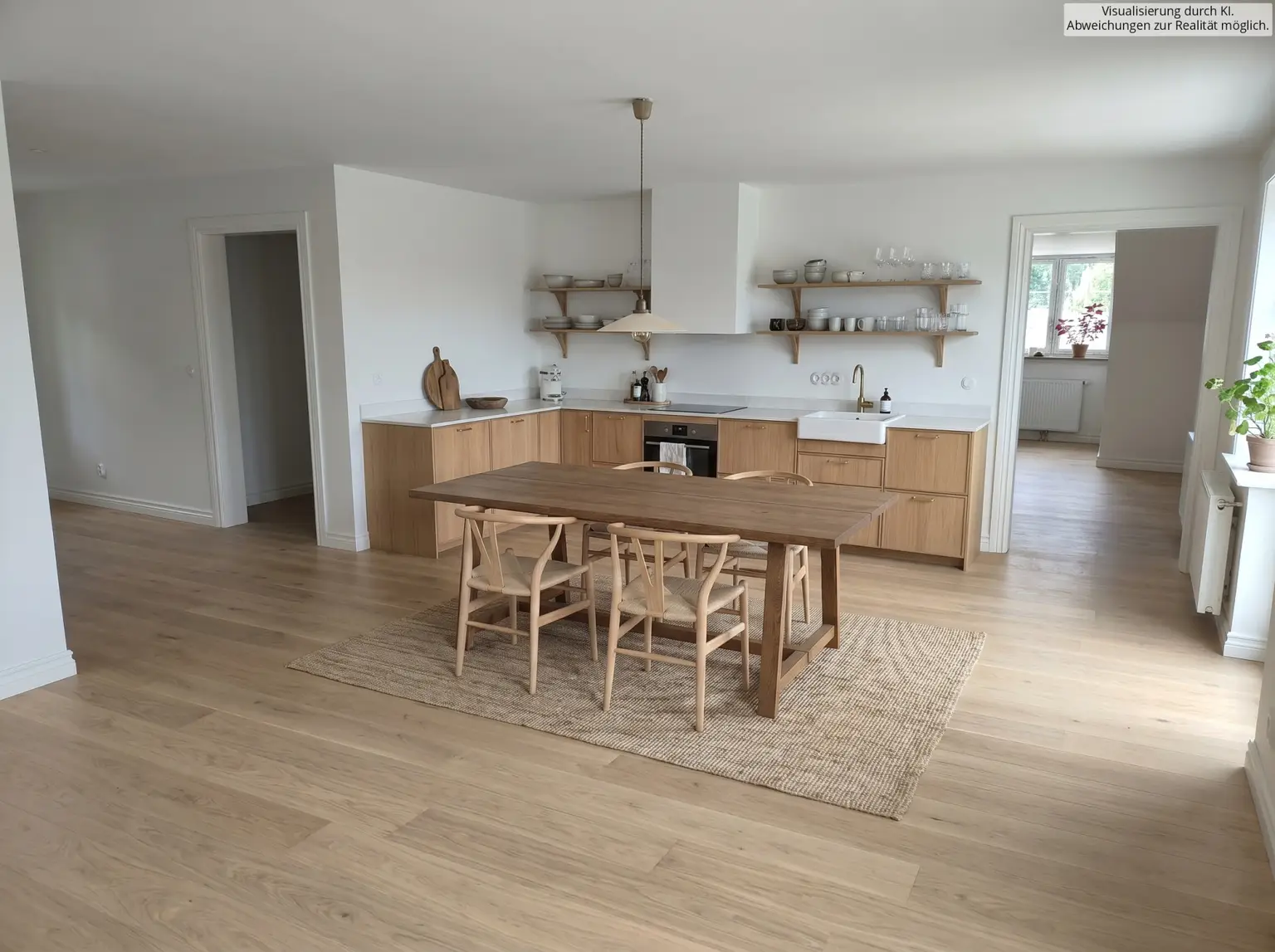 Küche KI visualisiert