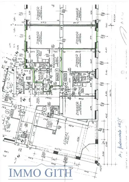 GUT GESCHNITTENE CA. 66 m² GROSSE 2-ZIMMER-WOHNUNG NAHE U1 REUMANNPLATZ / KEPLERPLATZ ZU MIETEN!