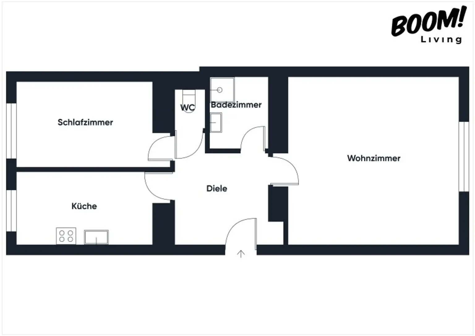 Charmante 2-Zimmer-Erdgeschoßwohnung in 1170 Wien