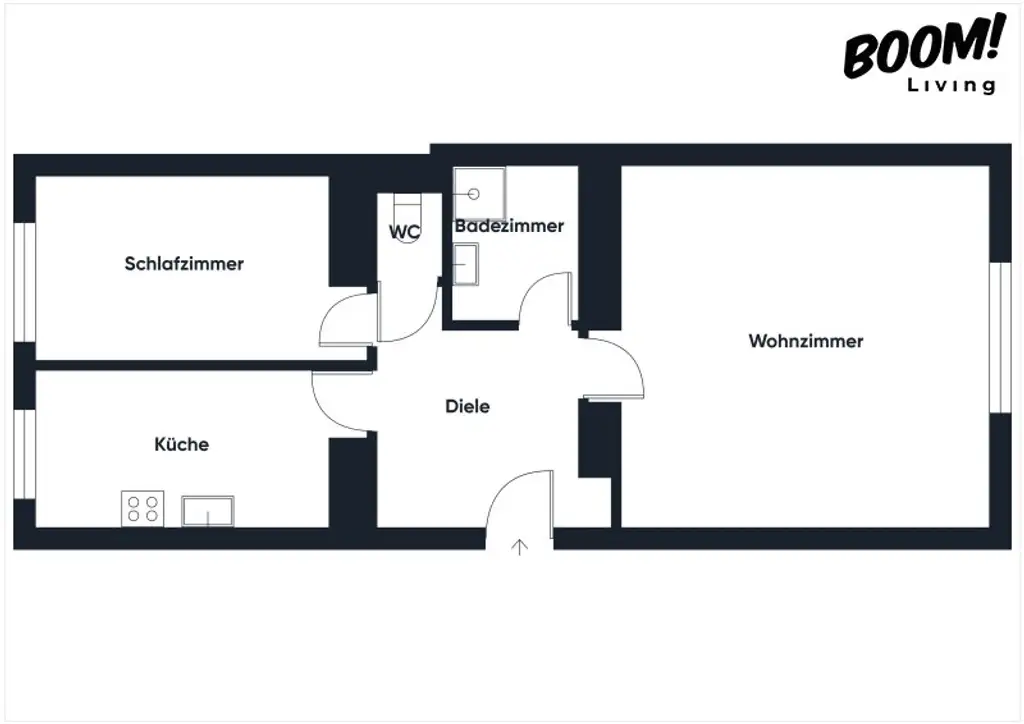 Charmante 2-Zimmer-Erdgeschoßwohnung in 1170 Wien