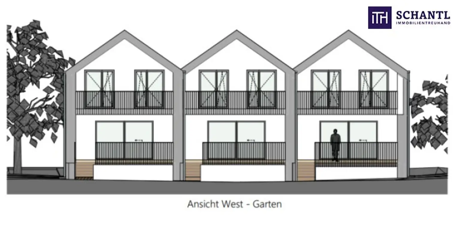 Ankommen. Aufatmen. Im Grünen Zuhause sein. Ein modernes Reihenhaus mit sonnigem Garten & Raum zum Leben.