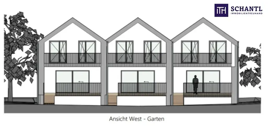 Ankommen. Aufatmen. Im Grünen Zuhause sein. Ein modernes Reihenhaus mit sonnigem Garten & Raum zum Leben.