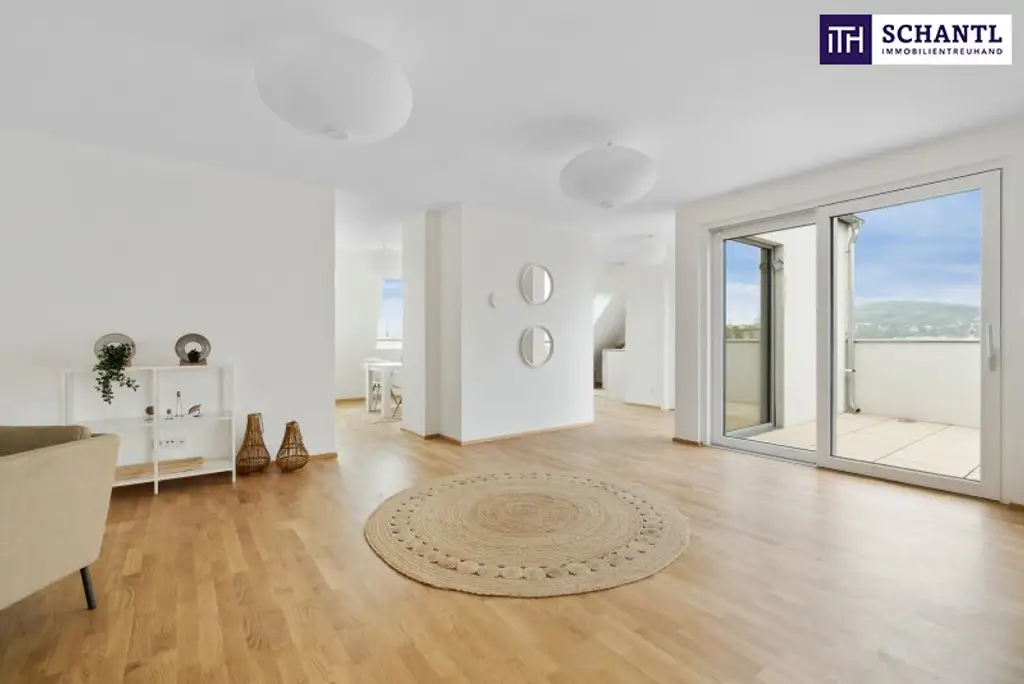 Geniales Penthouse mit über 60 m² Dachterrasse on TOP! Jetzt besichtigen.