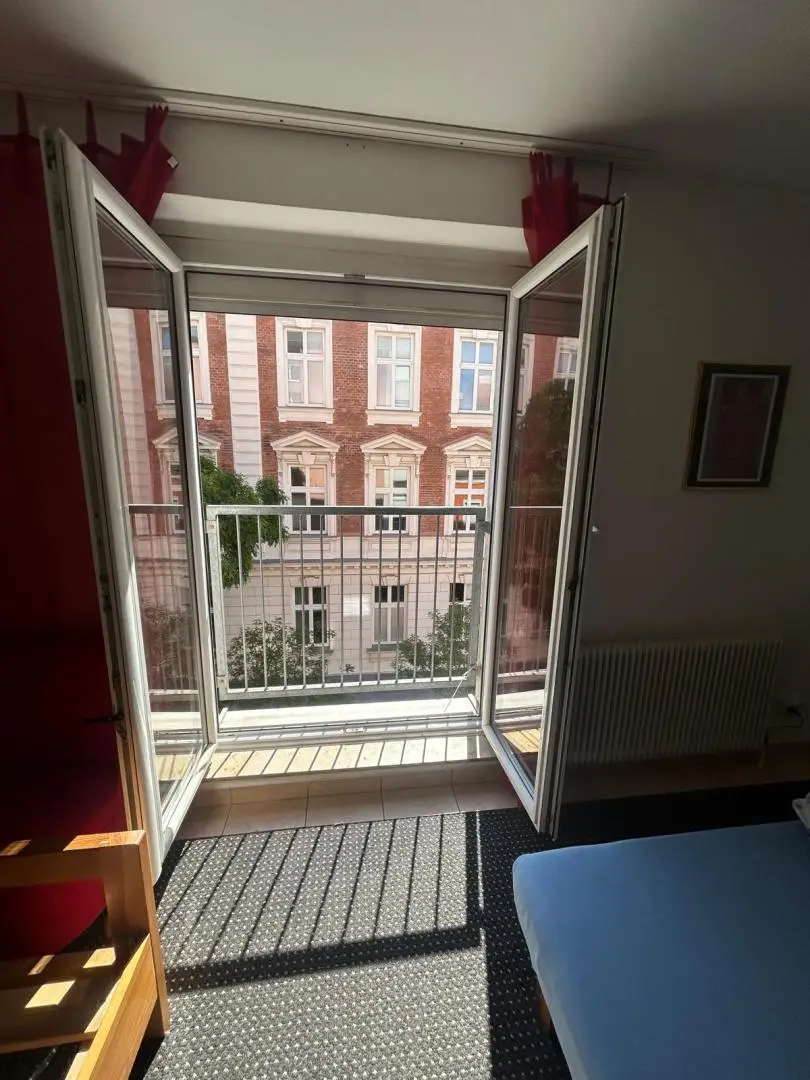 Französisches Fenster zur Fußgeherzone