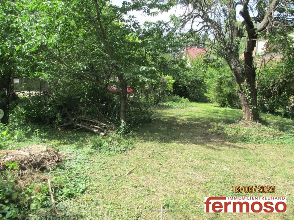 Traumgrundstück 696m² in 1110 Wien – Perfekt für Ihr Eigenheim!  Sehr grün und mit einem teilweisen sehr alten Baumbestand am Grundstücksrand