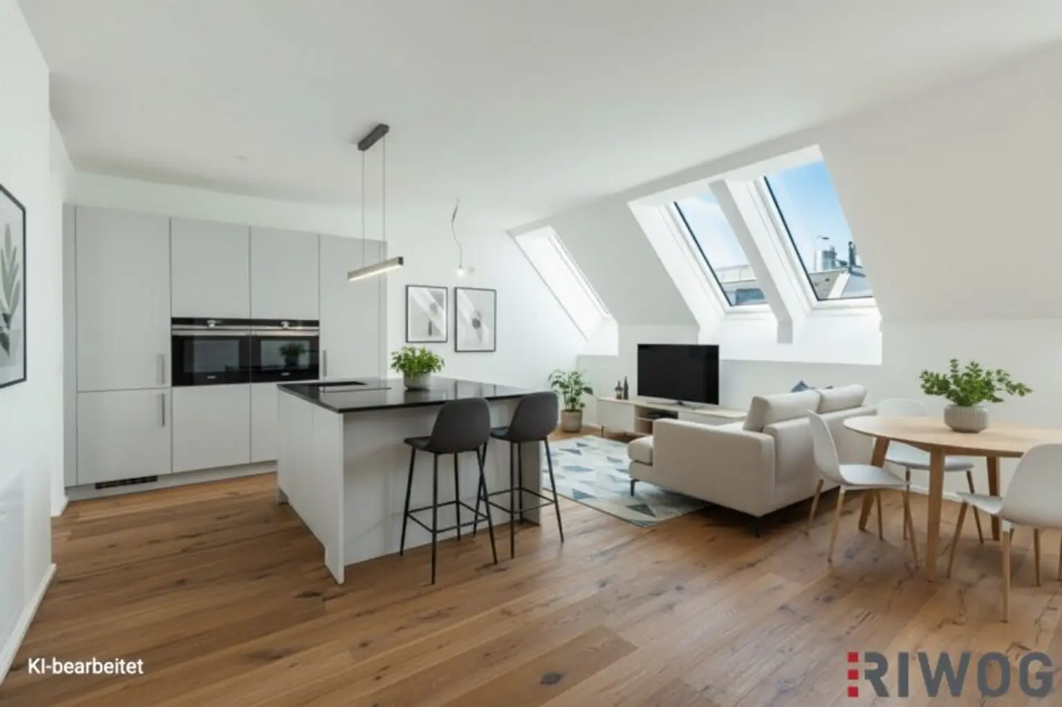 Wohnküche KI-Bearbeitet