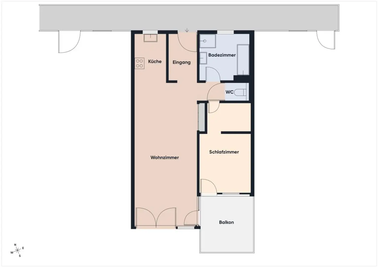 Grundriss ohne Maßstab