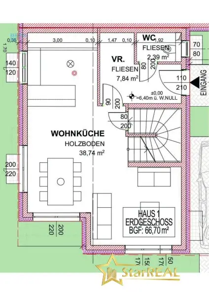 HOLETSCHEKGASSE! 115m² GARTEN! ZIEGELHAUS MIT KELLER. 185m² WNFL. PROVISIONSFREI für den Käufer.