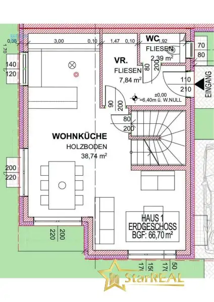 HOLETSCHEKGASSE! 115m² GARTEN! ZIEGELHAUS MIT KELLER. 185m² WNFL. PROVISIONSFREI für den Käufer.