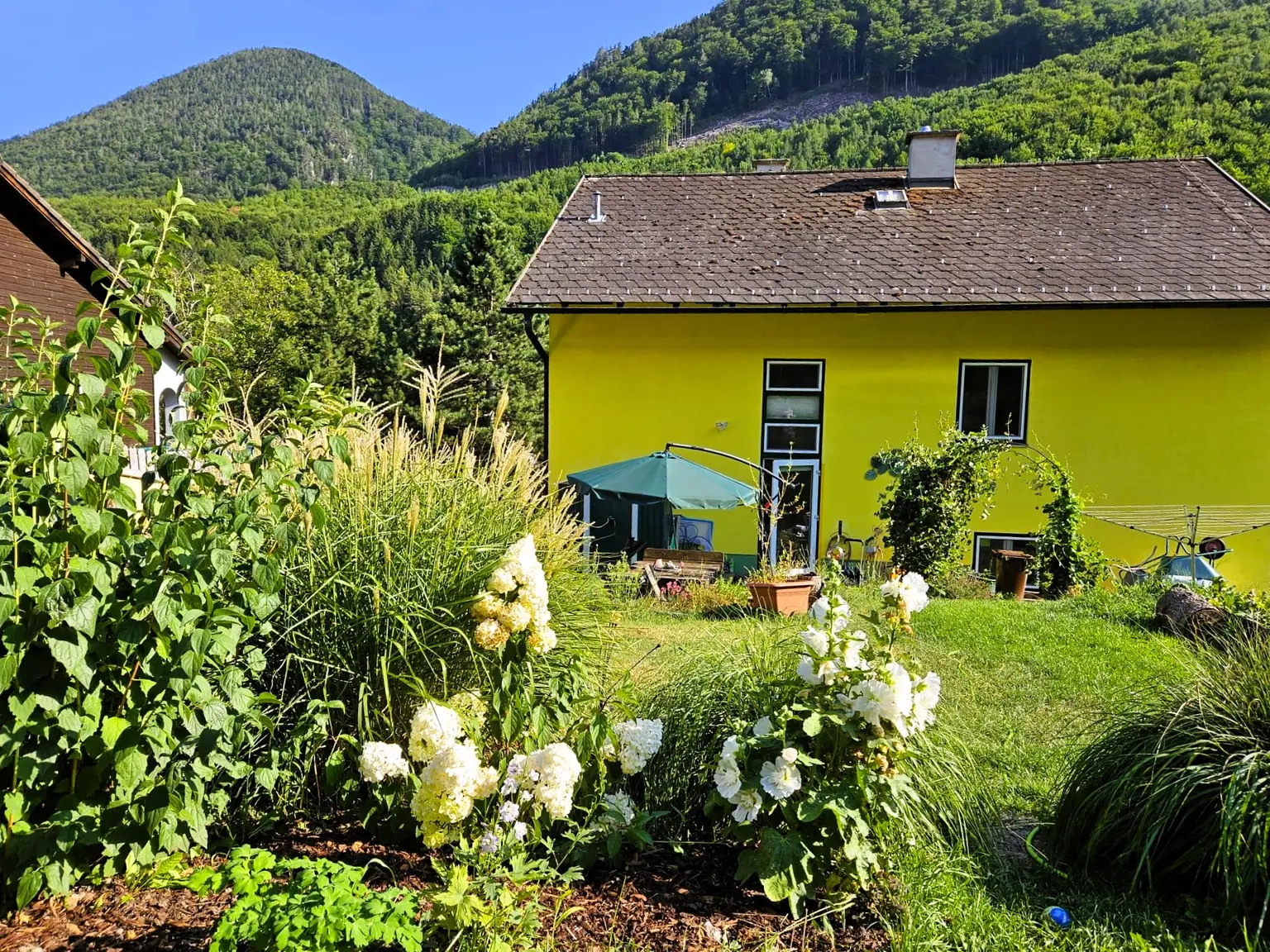 Hausansicht Gartenseite