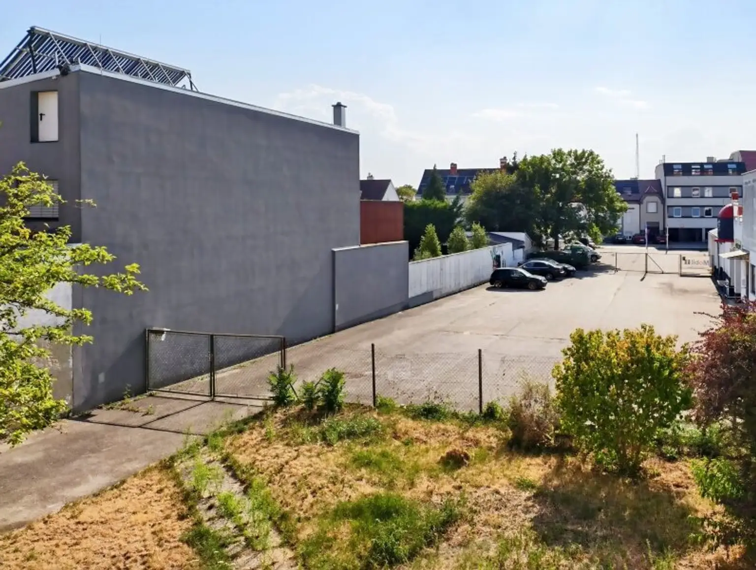 Aussicht gartenseitig/Durchgang zur Schmiedgasse