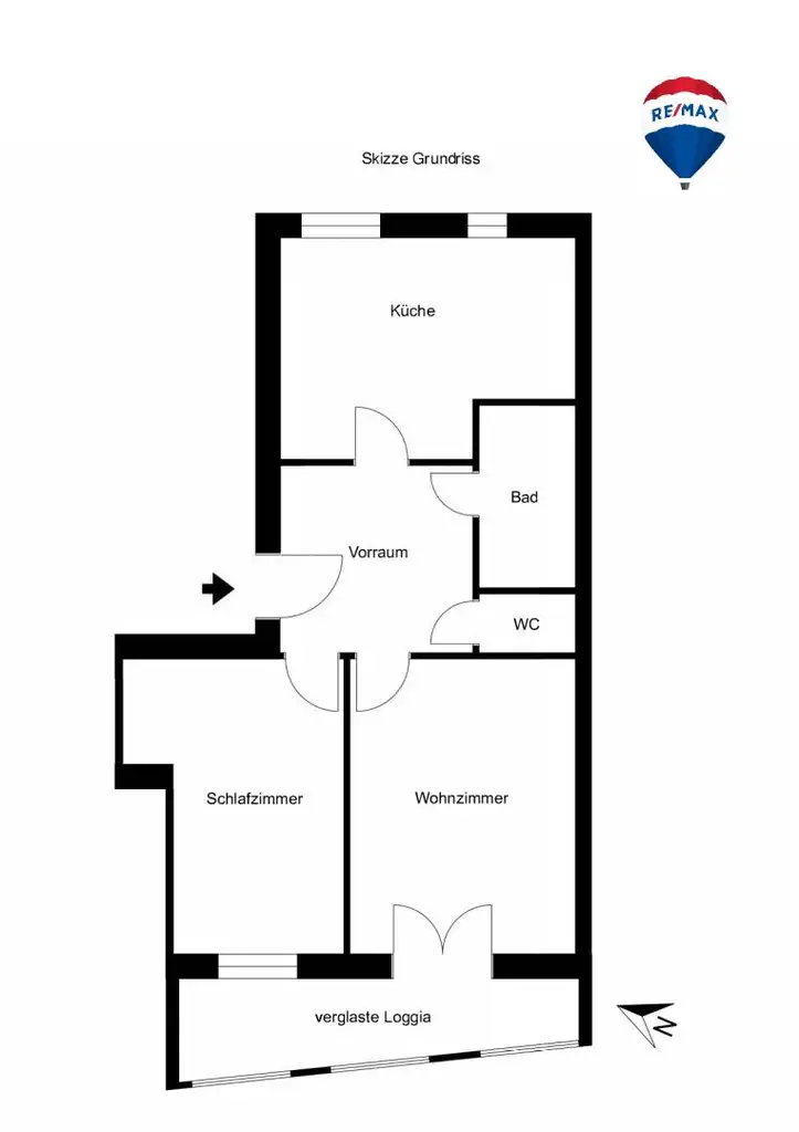 "Zwei Zimmer. Ein Gefühl."