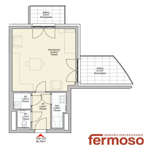 1- Zimmer Wohnung ab SOFORT Verfügbar !