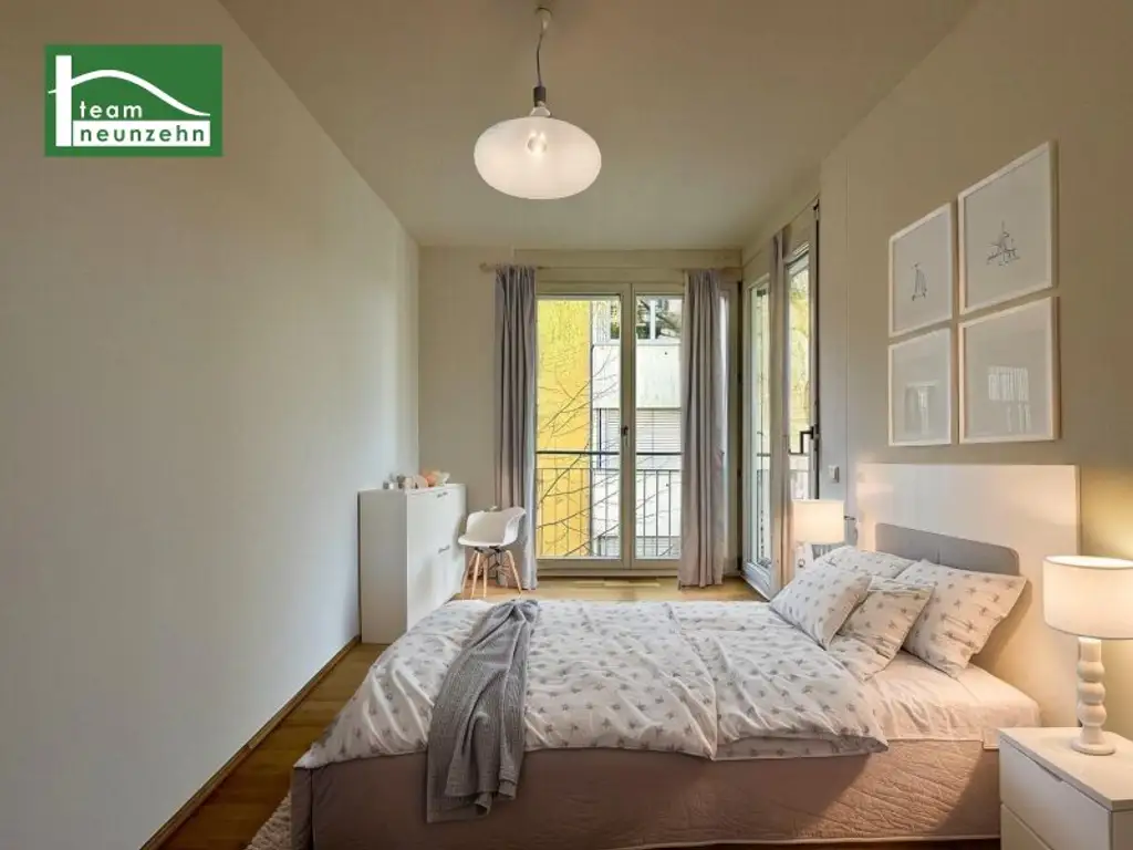 Geräumige Wohnung in Ruhelage in 1190 Wien - Einbauküche, Klimaanlagen und zwei Balkon inklusive!