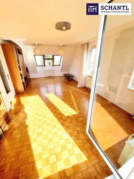 Traumhafter Fernblick + Absolute Grün- und Ruhelage + Tolle Raumaufteilung + Garagenplatz inklusive! Das perfekte Zuhause über den Dächern...