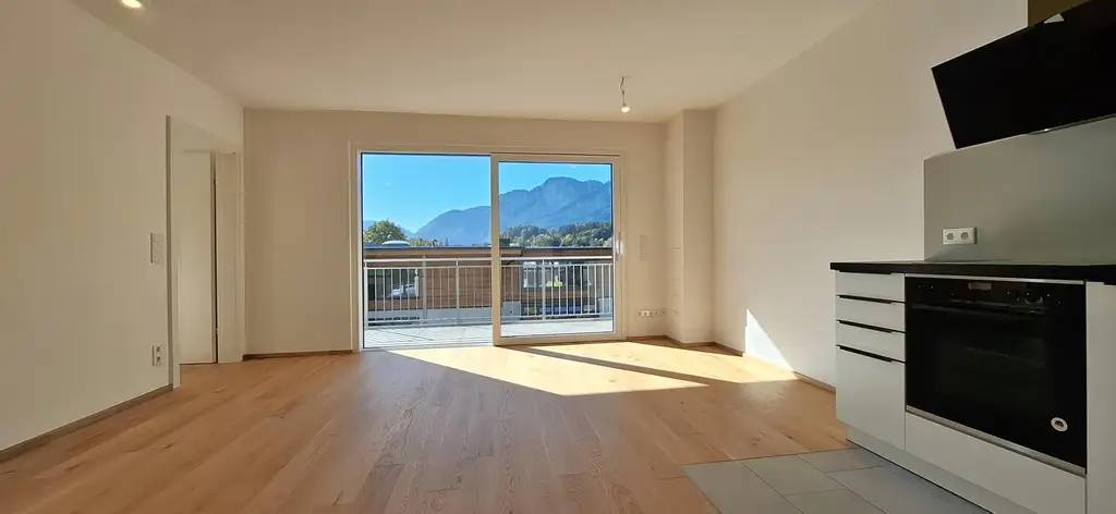 Exklusive 3-Zi-Neubauwohnung mit Sonnenbalkon in Mondsee-Tiefgraben