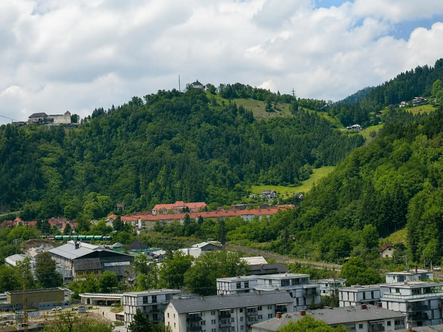 Blick zur Burg
