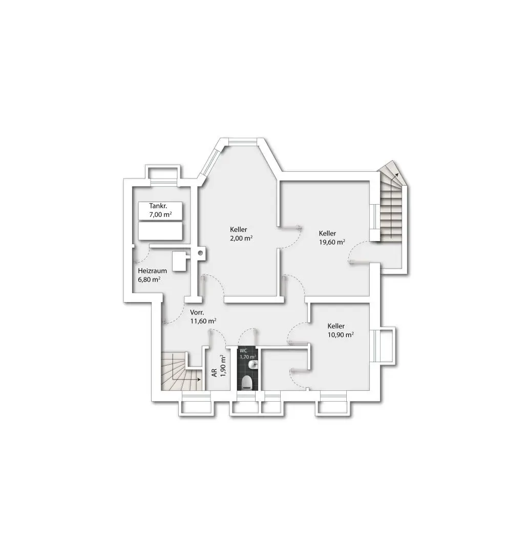 Grundriss Keller